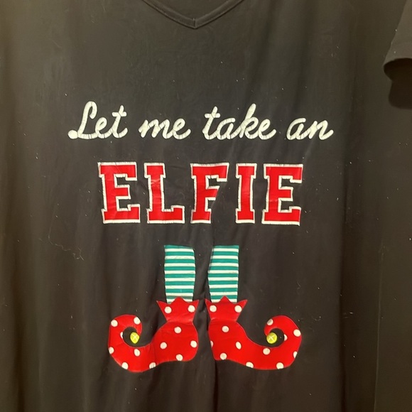 Secret treasure women’s Let me take an Elfie sleepwear size 2X/3X (20W-24W). - Picture 2 of 7